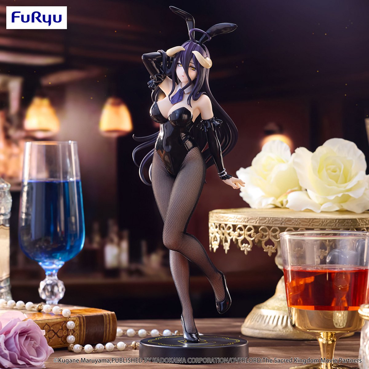 FuRyu Overlord BiCute Bunnies Albedo (Black Color Ver.) Figure