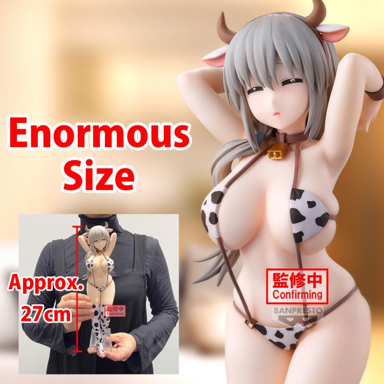 Banpresto Uzaki-chan Wants to Hang Out! Glitter & Glamours Tsuki Uzaki (Cow Print Swimsuit Ver.)