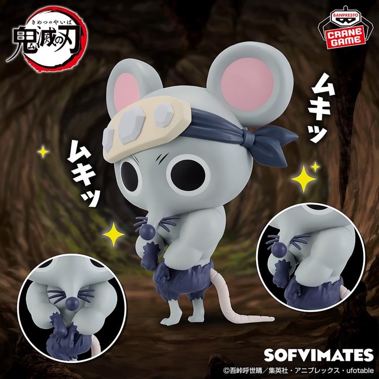 Banpresto Demon Slayer: Kimetsu no Yaiba Big Sofvimates Muscular Mice