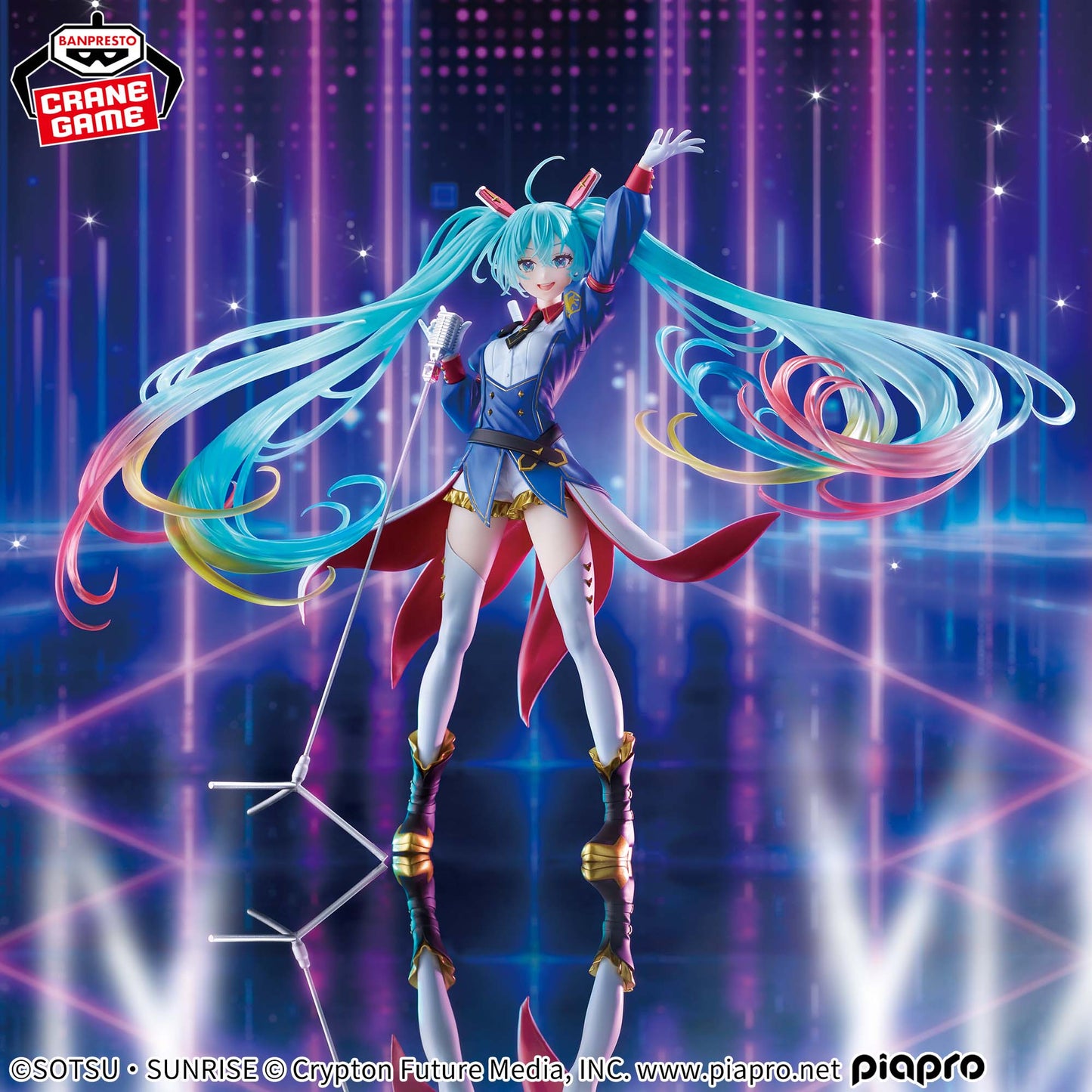 Banpresto Gundam 45th x Hatsune Miku Banpresto Evolve Hatsune Miku Gundam Collaboration Figure