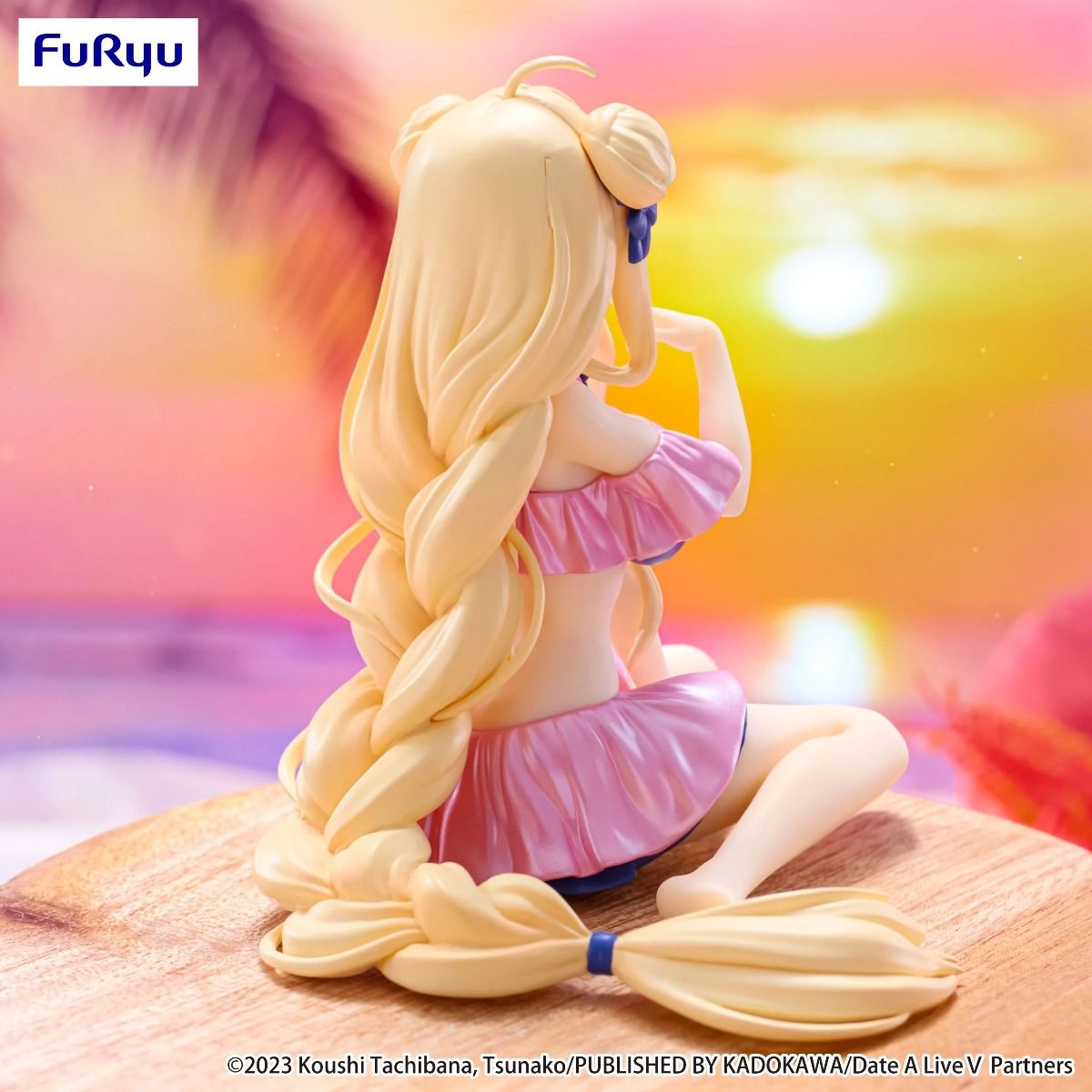 FuRyu Date A Live V Mukuro Hoshimiya (Swimsuit Pastel Pink Color Ver.) Noodle Stopper Figure