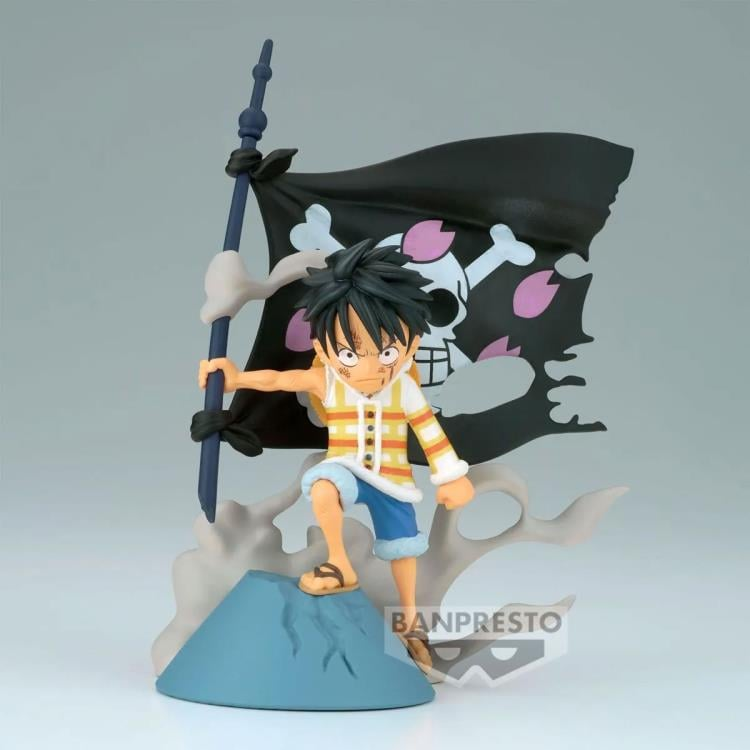 Banpresto One Piece World Collectable Figure Log Stories Monkey D. Luffy