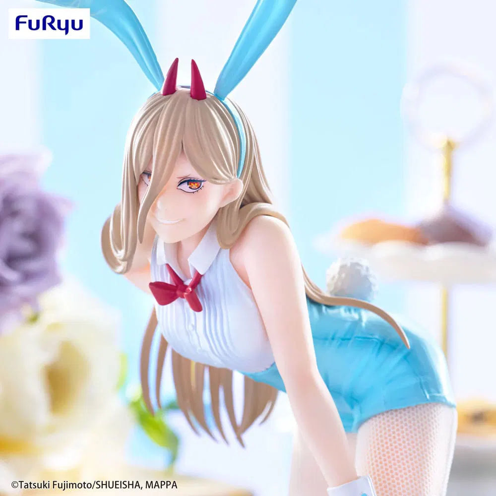 FuRyu Chainsaw Man BiCute Bunnies Figure: Power Light Blue Color Ver.