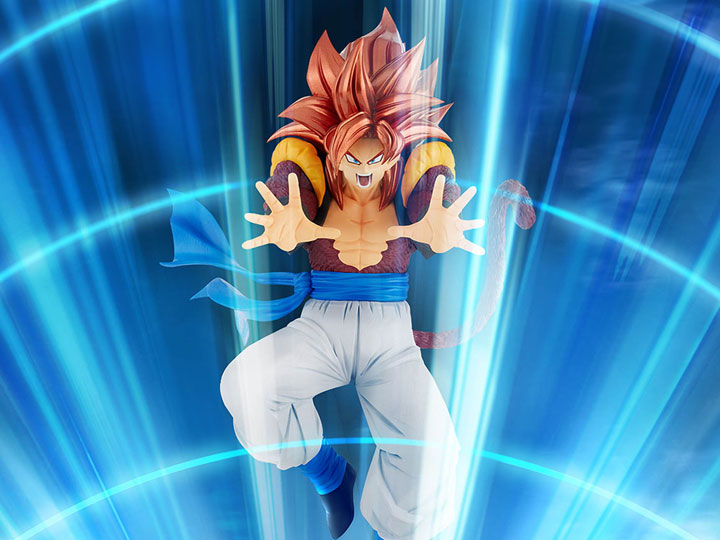 thumbnail image 2 of Banpresto Dragon Ball GT Ultimate Fusion Big Bang Kamehameha Super Saiyan 4 Gogeta Figure Red - US 2 of 9