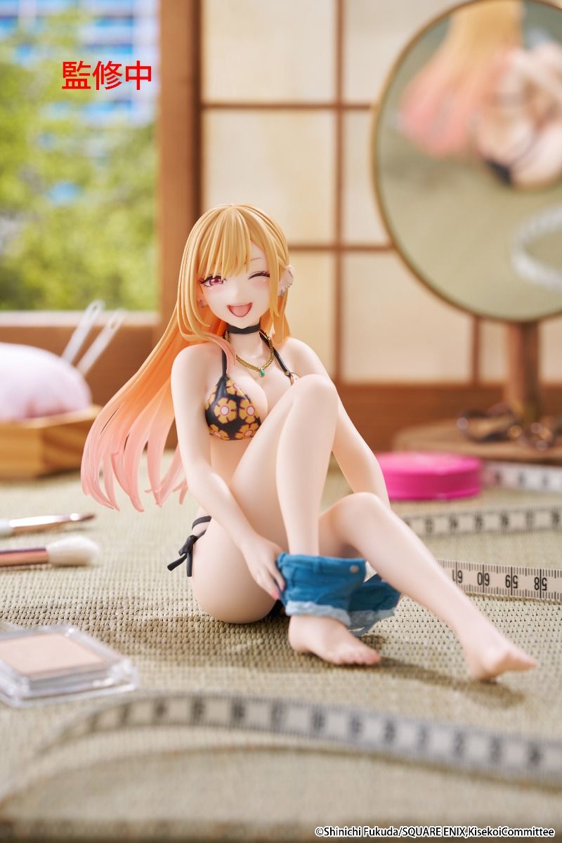 Taito My Dress-Up Darling Desktop Cute Marin Kitagawa (Measured Swimsuit Ver.) Figure