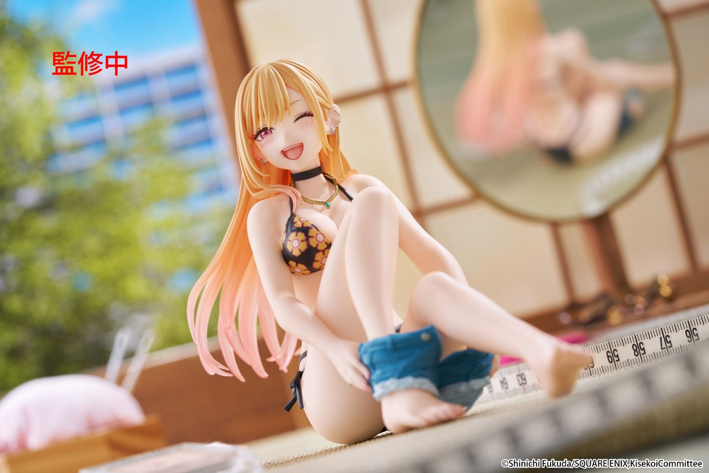 Taito My Dress-Up Darling Desktop Cute Marin Kitagawa (Measured Swimsuit Ver.) Figure
