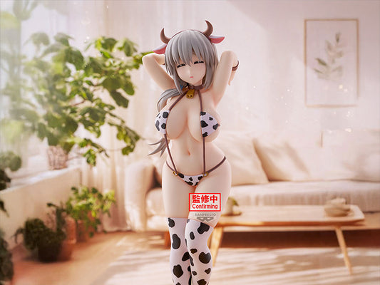 Banpresto Uzaki-chan Wants to Hang Out! Glitter & Glamours Tsuki Uzaki (Cow Print Swimsuit Ver.)