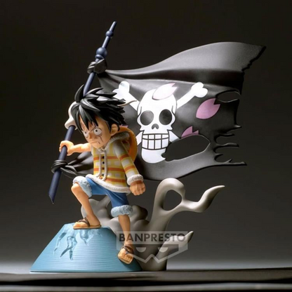 Banpresto One Piece World Collectable Figure Log Stories Monkey D. Luffy