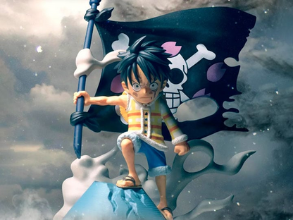 Banpresto One Piece World Collectable Figure Log Stories Monkey D. Luffy