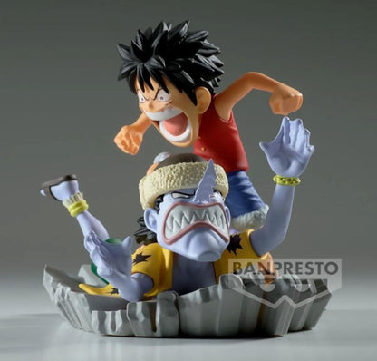 Banpresto One Piece World Collectable Figure Log Stories Monkey D. Luffy vs. Arlong
