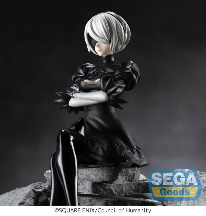 Sega NieR: Automata Ver1.1a 2B Premium Perching Figure