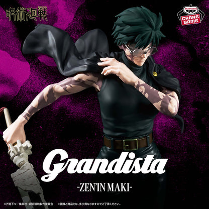 Banpresto Jujutsu Kaisen Grandista Maki Zen'in Figure