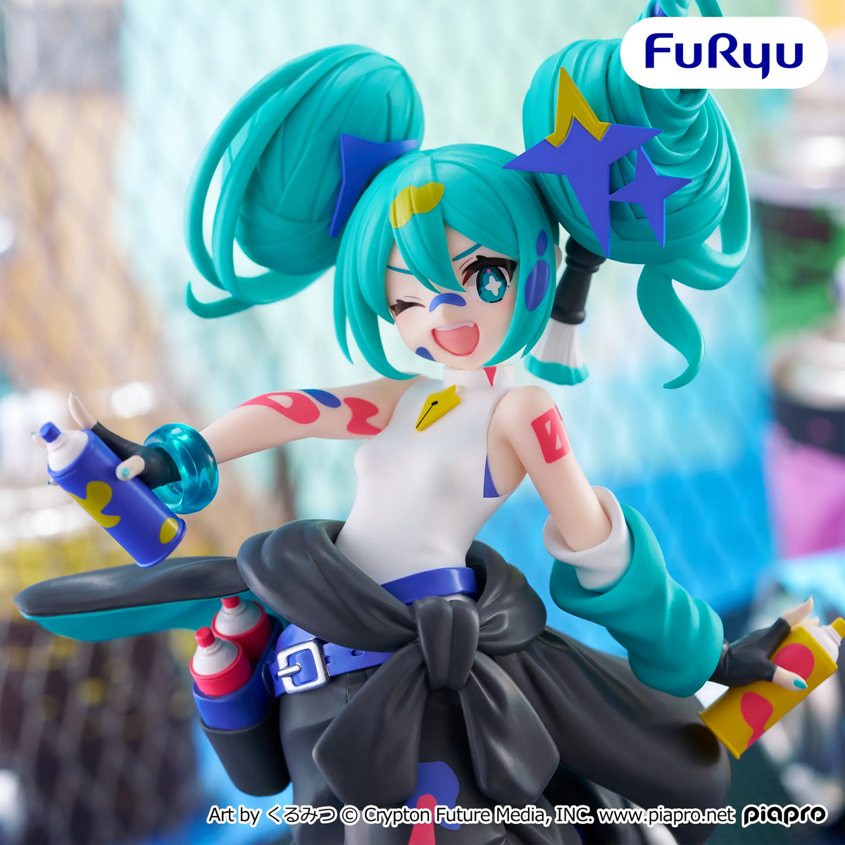 FuRyu Vocaloid Muchute Hatsune Miku (Paint Girl Another Color Ver.) Figure