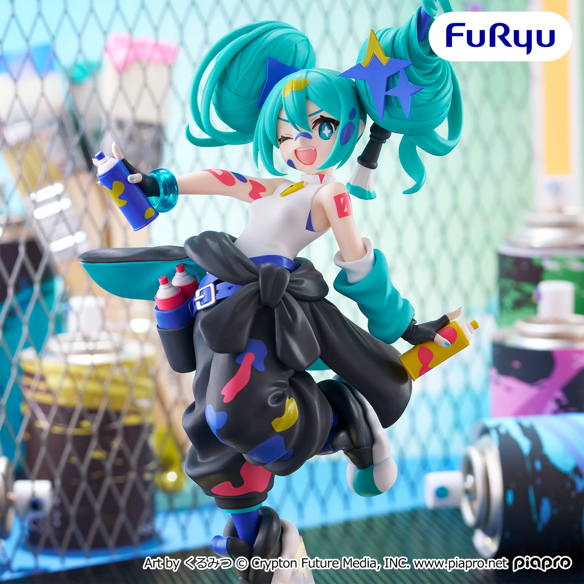 FuRyu Vocaloid Muchute Hatsune Miku (Paint Girl Another Color Ver.) Figure