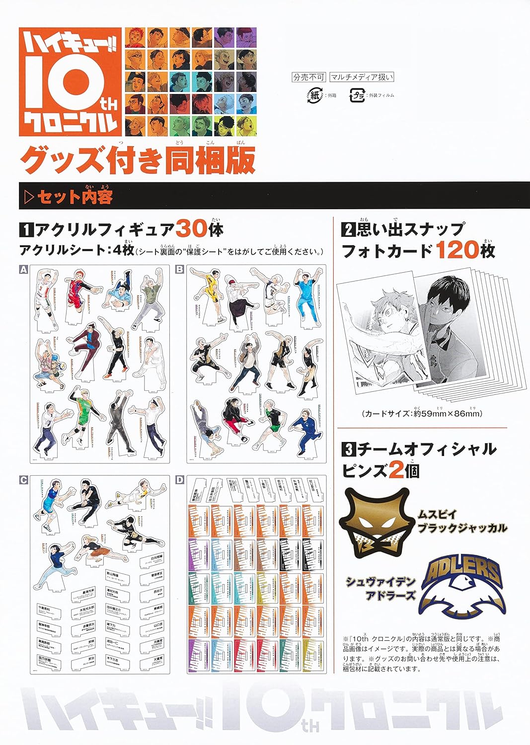 Haikyu!! 10th Chronicle  Bundle