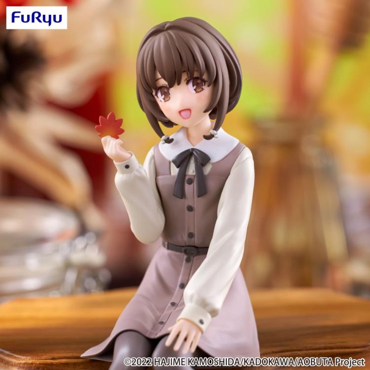 Taito Rascal Does Not Dream of Bunny Girl Senpai Kaede Azusagawa (Autumn Coordinate Ver.) Noodle Stopper Figure