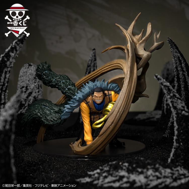 One Piece  Ichiban Kuji F Prize Crocodile (Duel Memories)