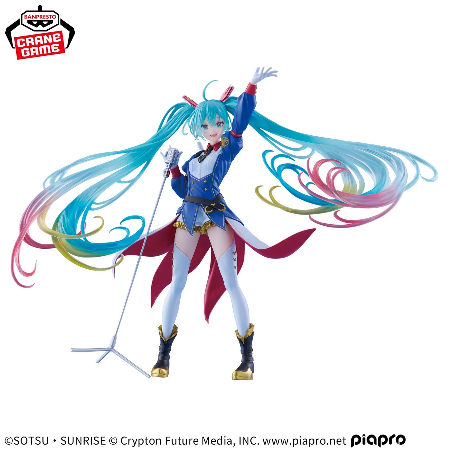 Banpresto Gundam 45th x Hatsune Miku Banpresto Evolve Hatsune Miku Gundam Collaboration Figure