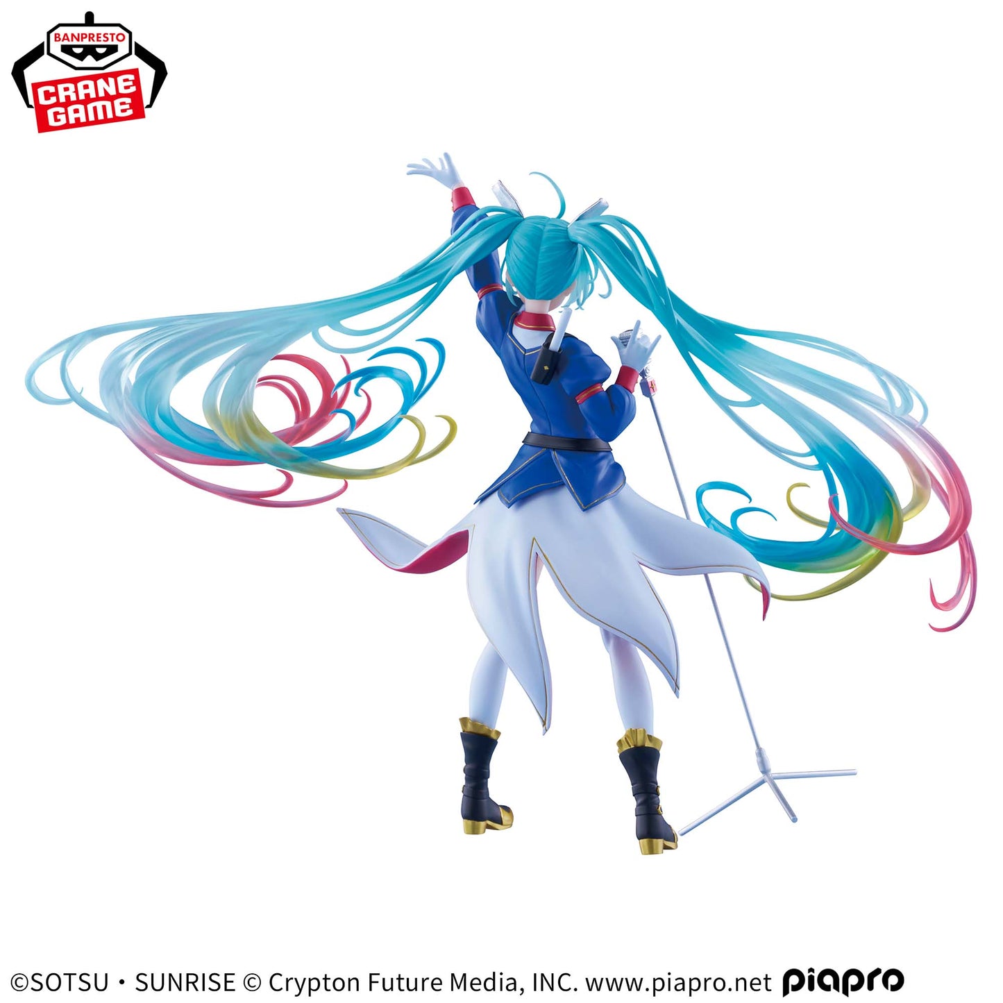 Banpresto Gundam 45th x Hatsune Miku Banpresto Evolve Hatsune Miku Gundam Collaboration Figure