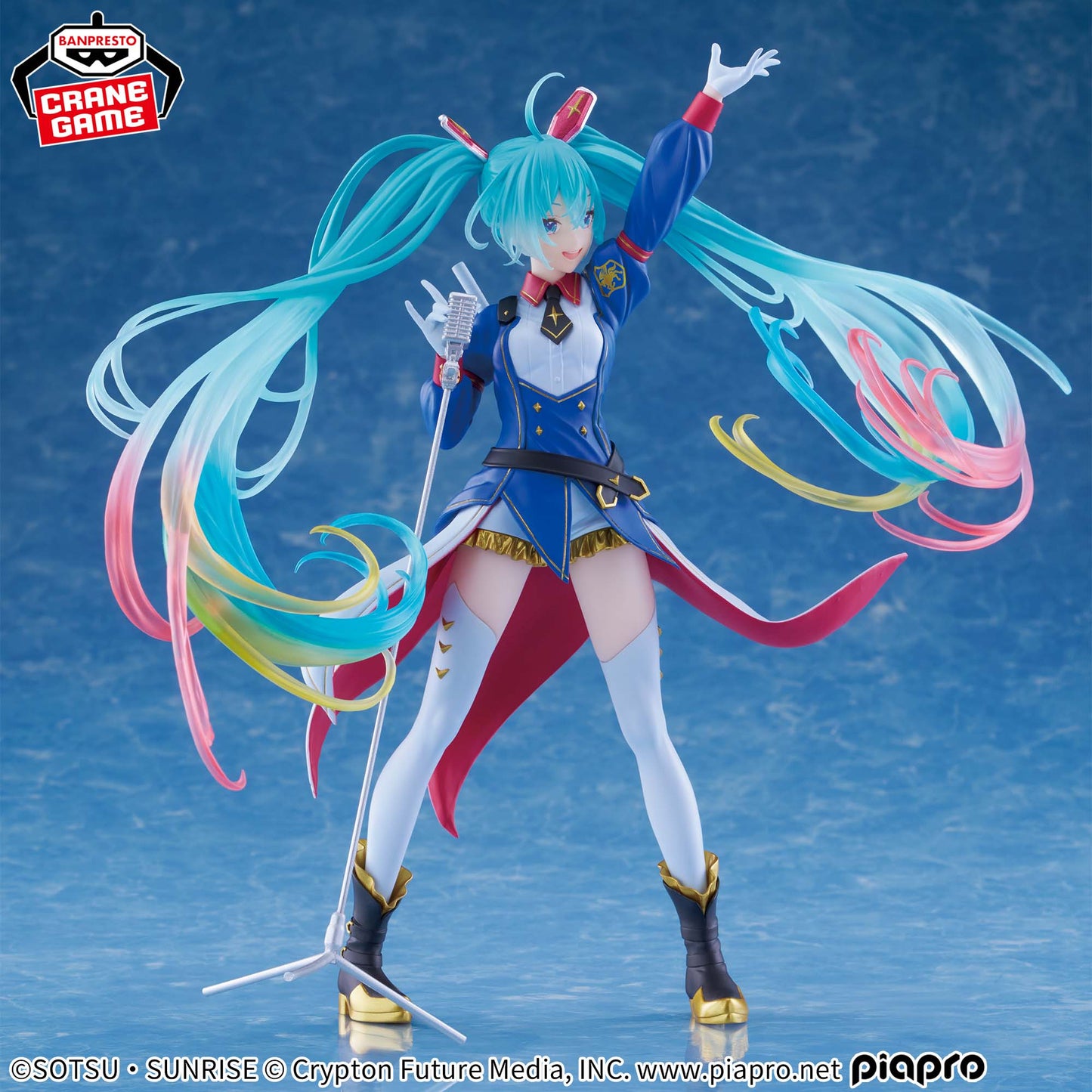 Banpresto Gundam 45th x Hatsune Miku Banpresto Evolve Hatsune Miku Gundam Collaboration Figure