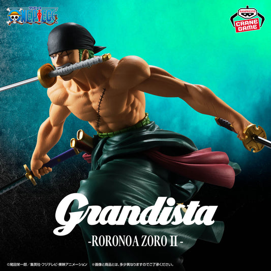 Banpresto One Piece Grandista Roronoa Zoro II Figure