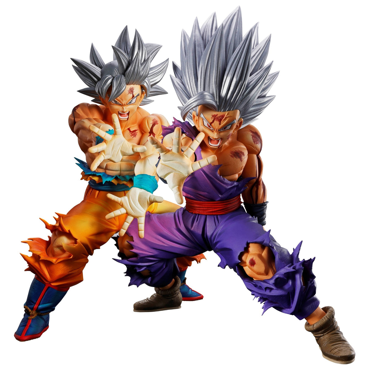 Dragon Ball Super 10th Anniversary Edition Son Goku Ultra Instinct & Son Gohan Beast MASTERLISE OUTSIDE Figure Set