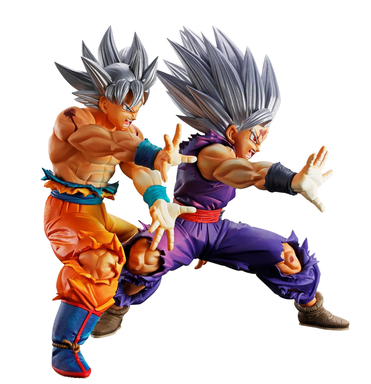Dragon Ball Super 10th Anniversary Edition Son Goku Ultra Instinct & Son Gohan Beast MASTERLISE OUTSIDE Figure Set