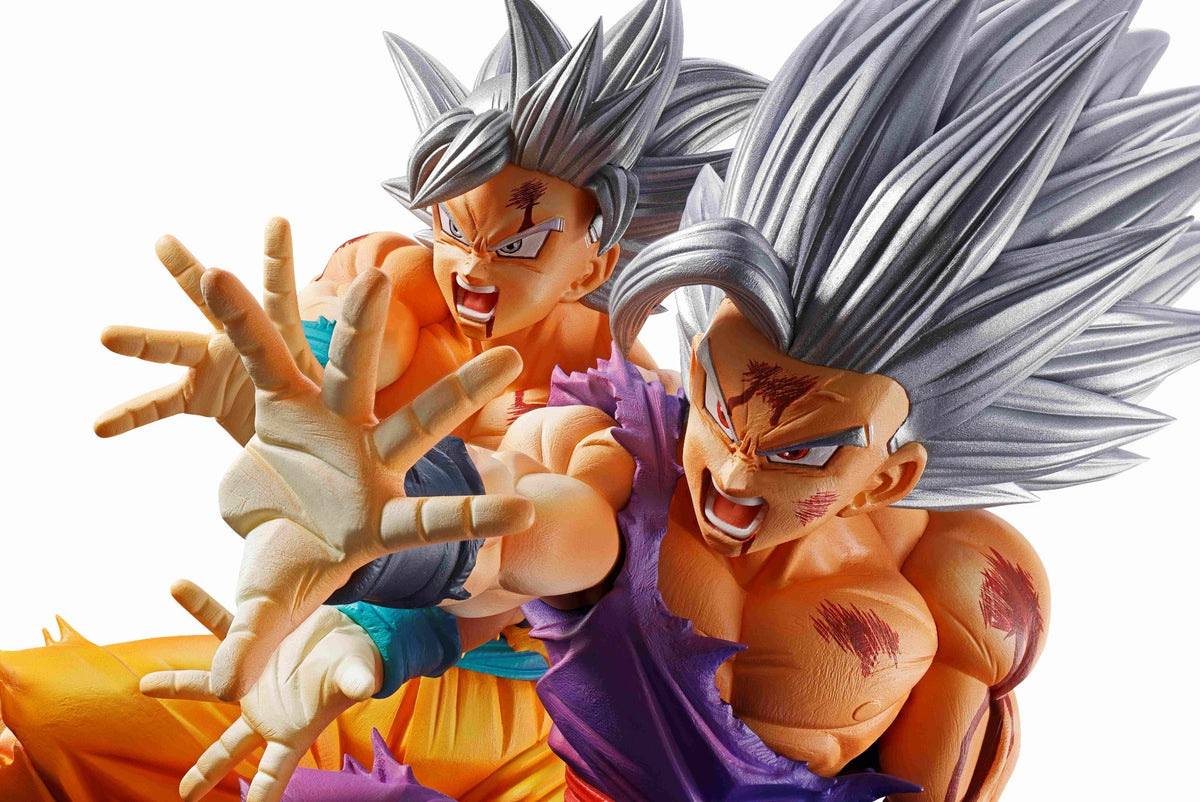 Dragon Ball Super 10th Anniversary Edition Son Goku Ultra Instinct & Son Gohan Beast MASTERLISE OUTSIDE Figure Set