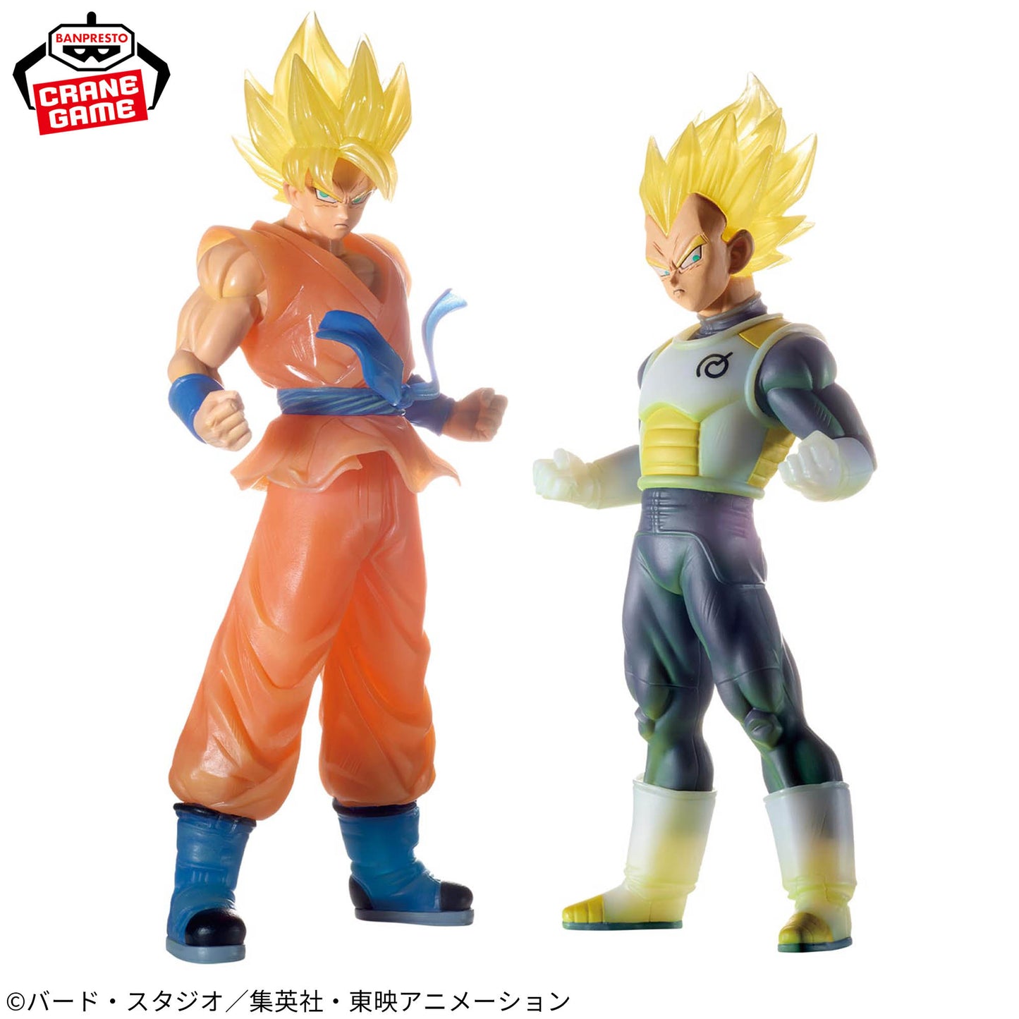 Banpresto Dragon Ball Super CLEARISE Son Goku & Vegeta Figure