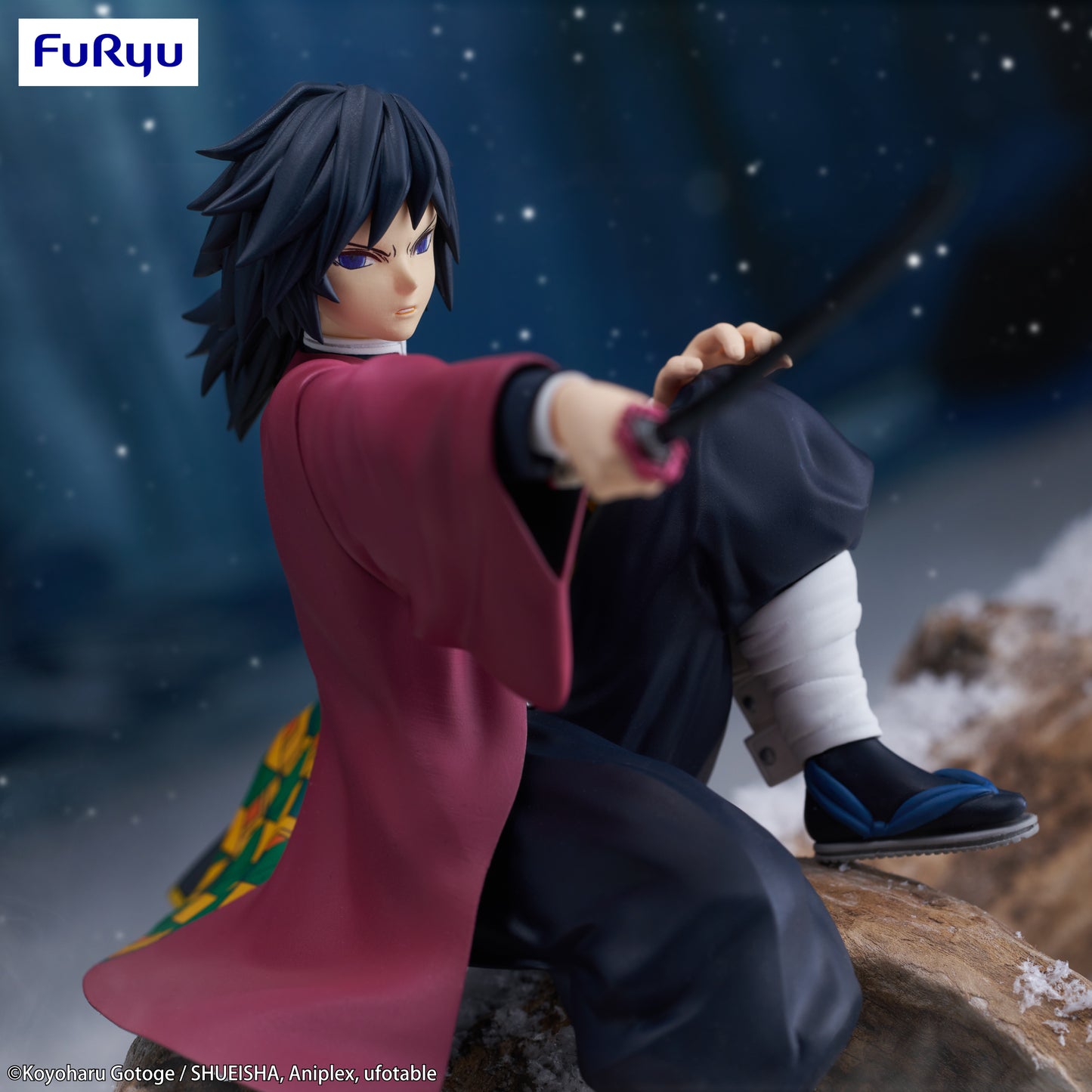 FuRyu Demon Slayer: Kimetsu no Yaiba Giyu Tomioka Noodle Stopper Figure