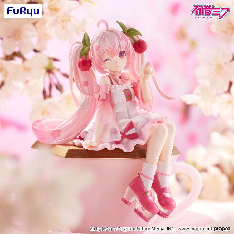 FuRyu Vocaloid Sakura Miku (2025 Wink Ver.) Noodle Stopper Figure