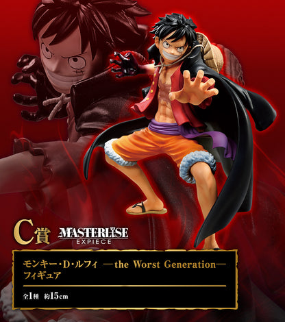Ichiban Kuji Best of Omnibus One Piece C Prize Monkey D. Luffy The Worst Generation Figure