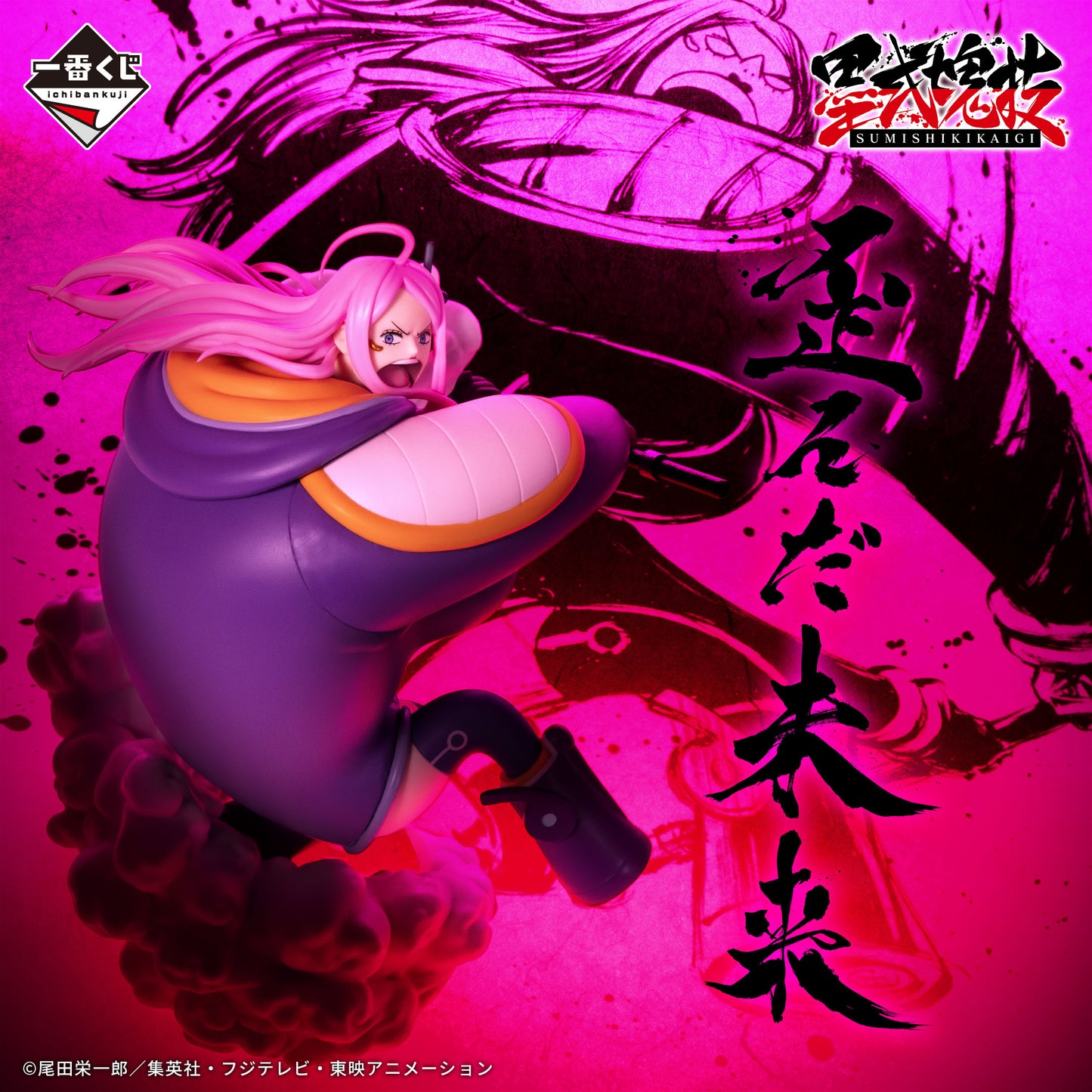 Ichiban Kuji One Piece: Takumi no Keifu Supreme Prize E Jewelry Bonney Twisted Future  Ink Style Block Technique