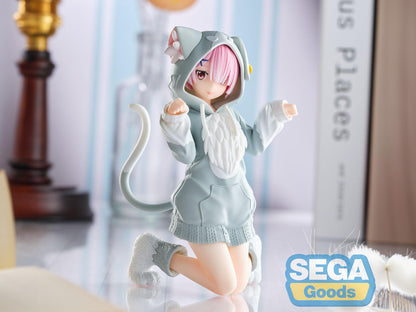 Sega Re:Zero Starting Life in Another World Yumemirize Ram (Mofumofu Pack) Figure