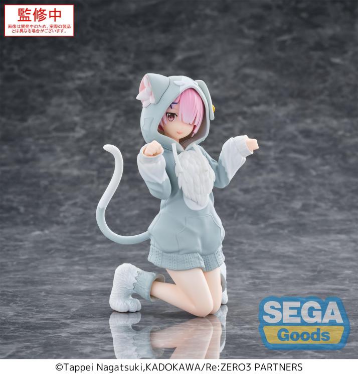 Sega Re:Zero Starting Life in Another World Yumemirize Ram (Mofumofu Pack) Figure