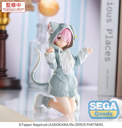 Sega Re:Zero Starting Life in Another World Yumemirize Ram (Mofumofu Pack) Figure