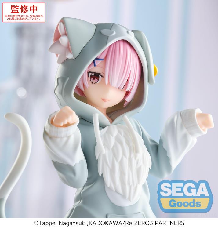 Sega Re:Zero Starting Life in Another World Yumemirize Ram (Mofumofu Pack) Figure