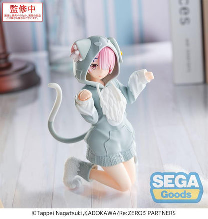 Sega Re:Zero Starting Life in Another World Yumemirize Ram (Mofumofu Pack) Figure
