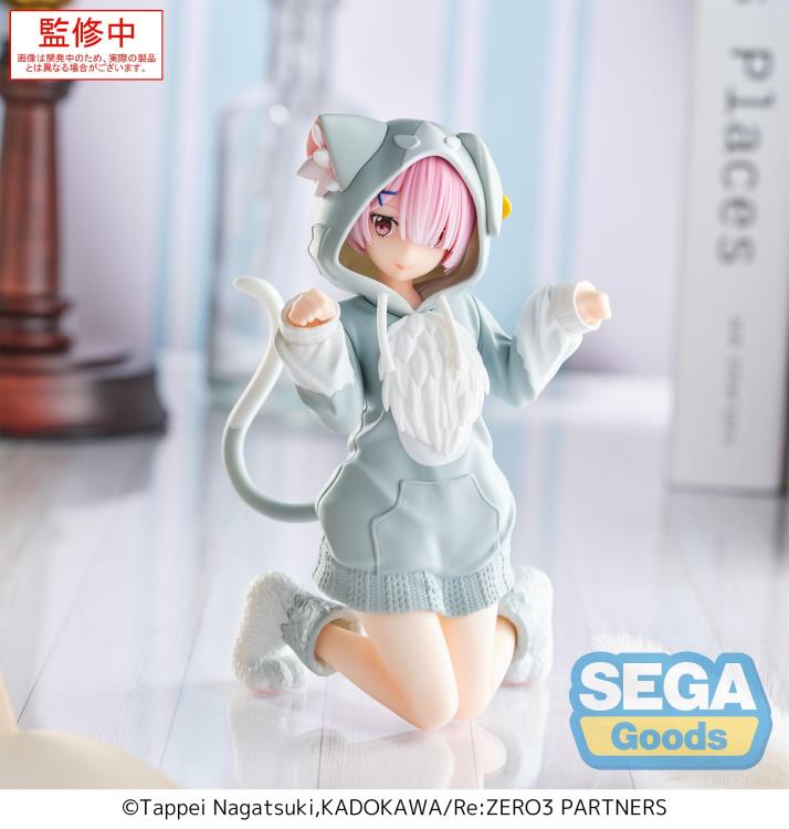 Sega Re:Zero Starting Life in Another World Yumemirize Ram (Mofumofu Pack) Figure