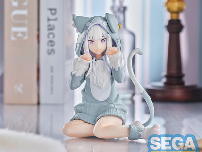 Sega Re:Zero Starting Life in Another World Yumemirize Emilia (Mofumofu Pack) Figure
