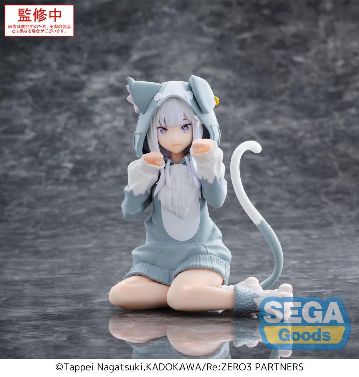 Sega Re:Zero Starting Life in Another World Yumemirize Emilia (Mofumofu Pack) Figure