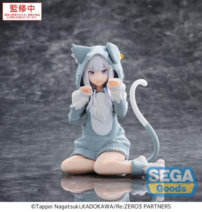 Sega Re:Zero Starting Life in Another World Yumemirize Emilia (Mofumofu Pack) Figure