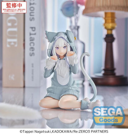 Sega Re:Zero Starting Life in Another World Yumemirize Emilia (Mofumofu Pack) Figure