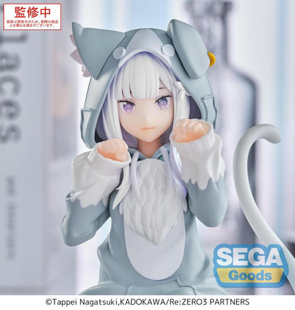 Sega Re:Zero Starting Life in Another World Yumemirize Emilia (Mofumofu Pack) Figure