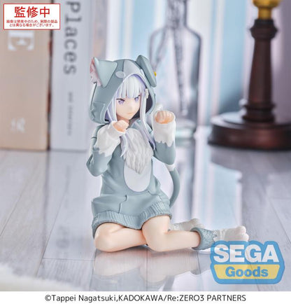 Sega Re:Zero Starting Life in Another World Yumemirize Emilia (Mofumofu Pack) Figure