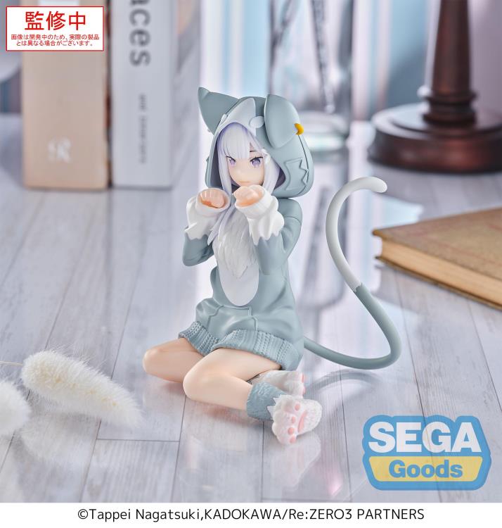 Sega Re:Zero Starting Life in Another World Yumemirize Emilia (Mofumofu Pack) Figure
