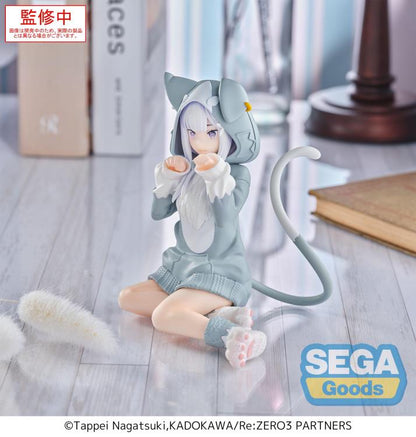 Sega Re:Zero Starting Life in Another World Yumemirize Emilia (Mofumofu Pack) Figure