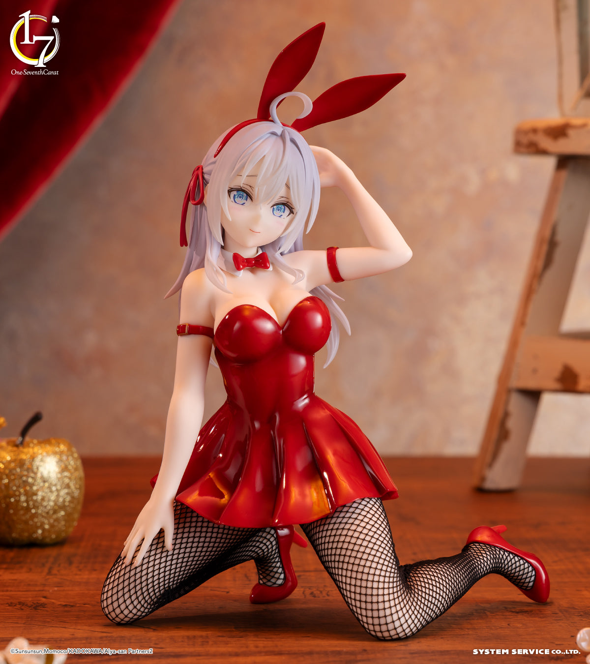 System Service Alya Sometimes Hides Her Feelings in Russian One-Seventh Carat Alya (Bunny Red Ver.) 1/7 Scale Figure