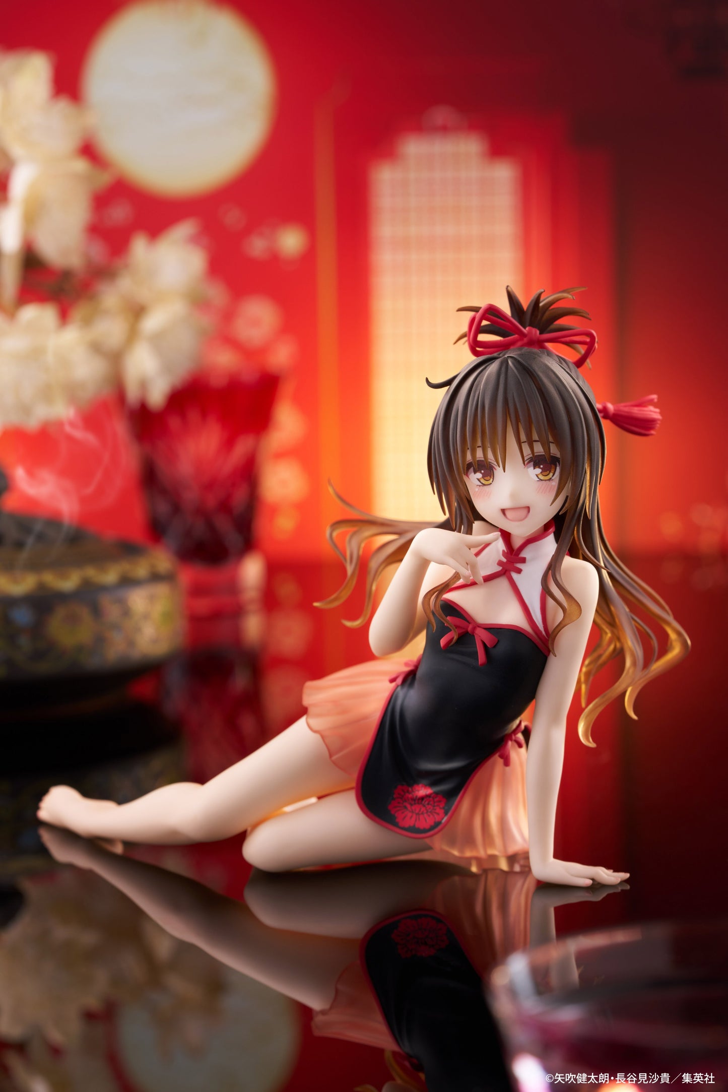 Taito To Love-Ru Darkness Desktop Cute Mikan Yuki (Chinese Dress Ver.) Figure
