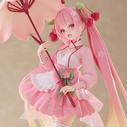 Taito Vocaloid AMP+ Sakura Miku (Sakura Dress Ver.) Figure